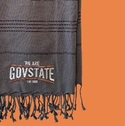 gray beach towel with fringe